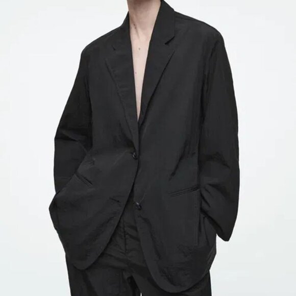 Cos deconstructed nylon blazer black - Picture 1 of 6